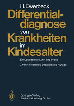 Ewerbeck |  Differentialdiagnose von Krankheiten im Kindesalter | eBook | Sack Fachmedien