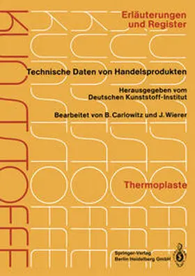 Carlowitz / Wierer |  Thermoplaste | eBook | Sack Fachmedien