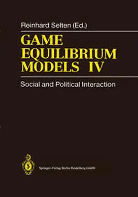 Selten | Game Equilibrium Models IV | E-Book | www.sack.de