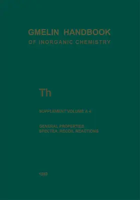 Behrens / Keim / Bickel |  Th Thorium | Buch |  Sack Fachmedien