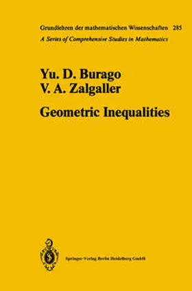 Burago / Zalgaller |  Geometric Inequalities | eBook | Sack Fachmedien