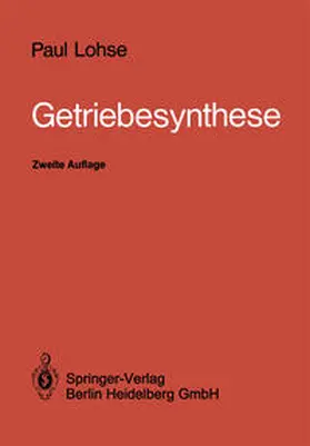 Lohse |  Getriebesynthese | eBook | Sack Fachmedien