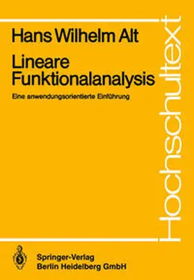 Alt |  Lineare Funktionalanalysis | eBook | Sack Fachmedien