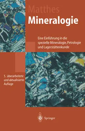 Matthes |  Mineralogie | eBook | Sack Fachmedien