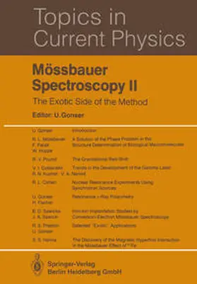 Gonser | Mössbauer Spectroscopy II | E-Book | www.sack.de
