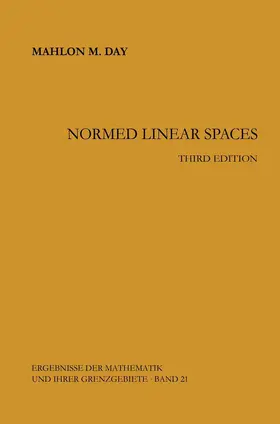 Day |  Normed Linear Spaces | Buch |  Sack Fachmedien