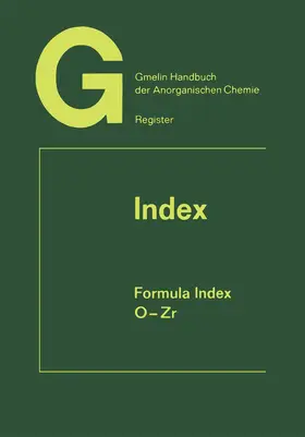 Warncke |  Index Formula Index | Buch |  Sack Fachmedien