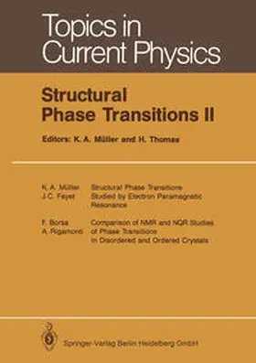 Müller / Thomas | Structural Phase Transitions II | E-Book | sack.de