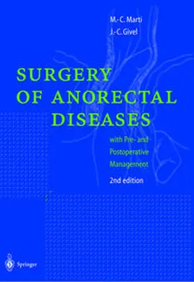 Marti / Givel |  Surgical Management of Anorectal and Colonic Diseases | eBook | Sack Fachmedien