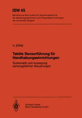Erne |  Taktile Sensorführung für Handhabungseinrichtungen | eBook | Sack Fachmedien