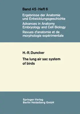 Duncker |  The Lung Air Sac System of Birds | eBook | Sack Fachmedien