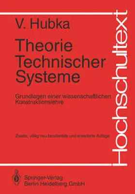 Hubka |  Theorie Technischer Systeme | eBook | Sack Fachmedien