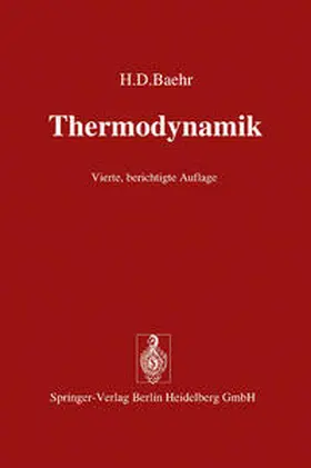 Baehr |  Thermodynamik | eBook | Sack Fachmedien