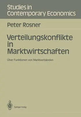 Rosner |  Verteilungskonflikte in Marktwirtschaften | eBook | Sack Fachmedien
