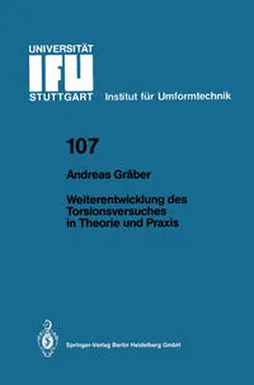 Gräber | Weiterentwicklung des Torsionsversuches in Theorie und Praxis | E-Book | sack.de