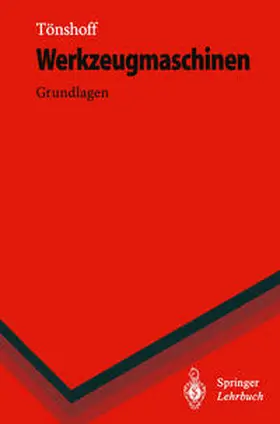 Tönshoff | Werkzeugmaschinen | E-Book | www.sack.de