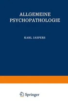 Jaspers |  Allgemeine Psychopathologie | eBook | Sack Fachmedien