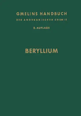 Meyer |  Beryllium | eBook | Sack Fachmedien