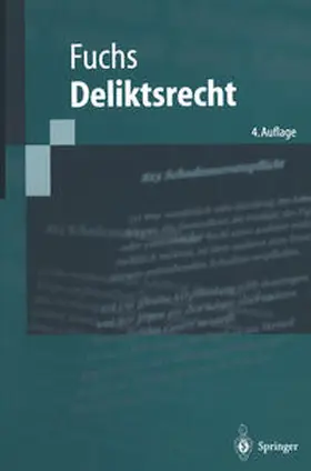 Fuchs |  Deliktsrecht | eBook | Sack Fachmedien