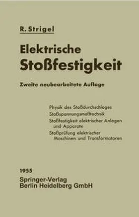 Strigel |  Elektrische Stoßfestigkeit | eBook | Sack Fachmedien
