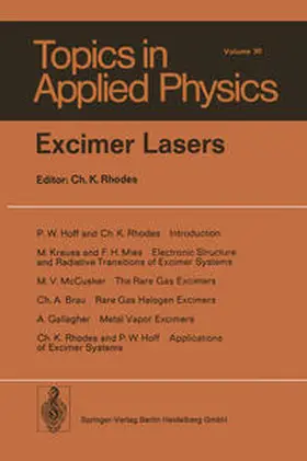 Rhodes |  Excimer Lasers | eBook | Sack Fachmedien