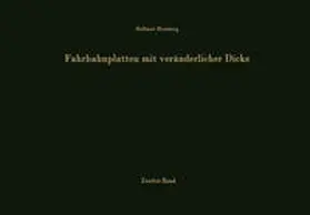 Homberg |  Fahrbahnplatten mit veränderlicher Dicke | eBook | Sack Fachmedien
