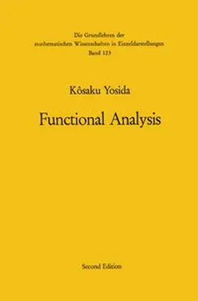 Yosida |  Functional Analysis | eBook | Sack Fachmedien