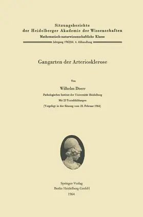 Doerr |  Gangarten der Arteriosklerose | Buch |  Sack Fachmedien