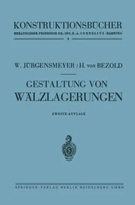 Jürgensmeyer |  Gestaltung von Wälzlagerungen | eBook | Sack Fachmedien