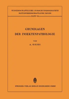 Krieg |  Grundlagen der Insektenpathologie | Buch |  Sack Fachmedien