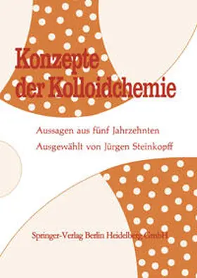 Steinkopff |  Konzepte der Kolloidchemie | eBook | Sack Fachmedien