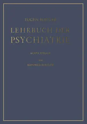 Bleuler |  Lehrbuch der Psychiatrie | eBook | Sack Fachmedien