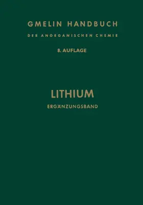 Meyer | Lithium | Buch | 978-3-662-12269-3 | www.sack.de