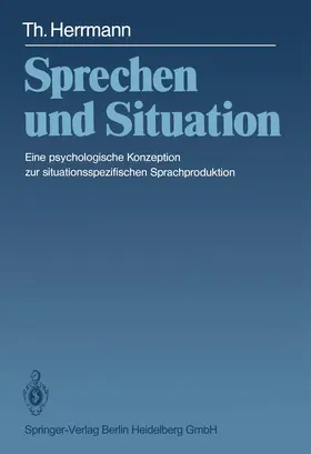 Herrmann |  Sprechen und Situation | Buch |  Sack Fachmedien