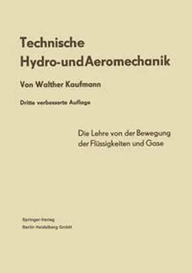 Kaufmann | Technische Hydro- und Aeromechanik | E-Book | www.sack.de