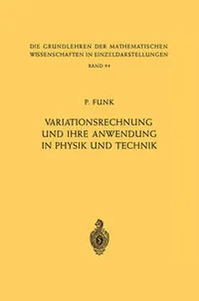 Funk |  Variationsrechnung und Ihre Anwendung in Physik und Technik | eBook | Sack Fachmedien