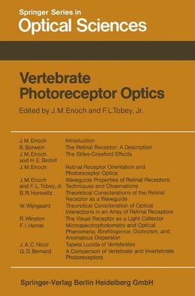 Enoch / Tobey |  Vertebrate Photoreceptor Optics | Buch |  Sack Fachmedien