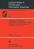Gorostiza / Fleming |  Advances in Filtering and Optimal Stochastic Control | Buch |  Sack Fachmedien