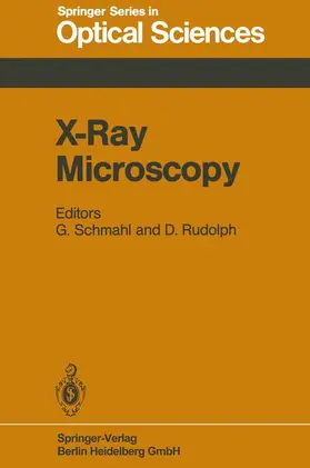 Schmahl / Rudolph |  X-Ray Microscopy | Buch |  Sack Fachmedien