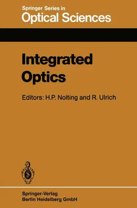 Nolting / Ulrich |  Integrated Optics | Buch |  Sack Fachmedien