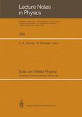 Schüssler / Schröter |  Solar and Stellar Physics | Buch |  Sack Fachmedien