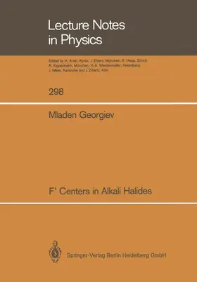 Georgiev |  F' Centers in Alkali Halides | Buch |  Sack Fachmedien