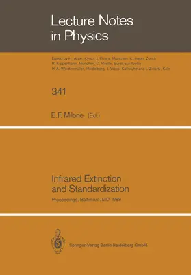 Milone |  Infrared Extinction and Standardization | Buch |  Sack Fachmedien
