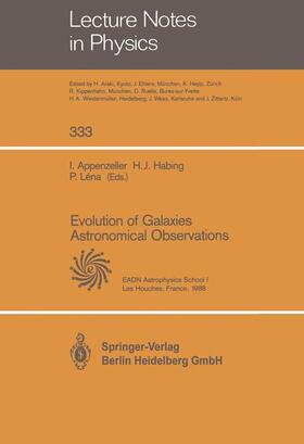 Appenzeller / Lena / Habing | Evolution of Galaxies Astronomical Observations | Buch | 978-3-662-13741-3 | sack.de
