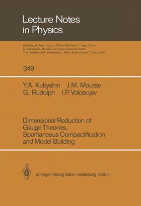 Kubyshin / Volobujev / Mourao | Dimensional Reduction of Gauge Theories, Spontaneous Compactification and Model Building | Buch | 978-3-662-13753-6 | sack.de