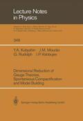 Kubyshin / Volobujev / Mourao |  Dimensional Reduction of Gauge Theories, Spontaneous Compactification and Model Building | Buch |  Sack Fachmedien