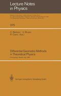 BARTOCCI / Cianci / Bruzzo |  Differential Geometric Methods in Theoretical Physics | Buch |  Sack Fachmedien