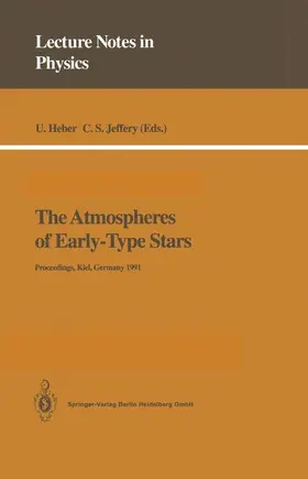 Heber / Jeffery |  The Atmospheres of Early-Type Stars | Buch |  Sack Fachmedien