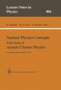 Schmidt / Dreizler / Lutz |  Nuclear Physics Concepts in the Study of Atomic Cluster Physics | Buch |  Sack Fachmedien