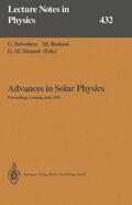 Belvedere / Simnett / Rodono |  Advances in Solar Physics | Buch |  Sack Fachmedien